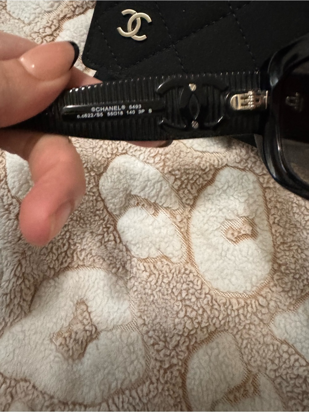 Chanel Rectangle sunglasses black - Picture 6 of 9